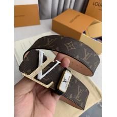 累積売上総額第10位！ LOUIS VUITTON ルイヴィトン 実物写真第一層牛革贈り物 喜ばれる第一選択38ミリ幅2色 販売工場直営おすすめサイト