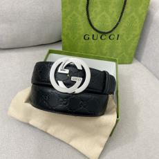 GUCCI グッチ ファッション絶妙百搭質感カジュアル絶妙人気 第一層牛革銅 バックル38ミリ幅3色 スーパーコピー 国内優良サイト