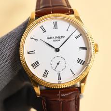 パテックフィリップ PATEK PHILIPPE 自動巻きWATCH定番牛革 革ベルト優雅3色 スーパーコピーレプリカ格安