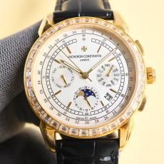 安心送料関税込 PATEK PHILIPPE パテックフィリップ クロノグラフ生活防水牛革 革ベルト2色 ブランド国内発送安全