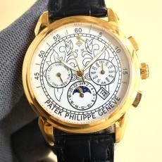 パテックフィリップ PATEK PHILIPPE メンズWATCH生活防水ビジネス牛革 革ベルトサファイアクリスタル2色 ブランドコピー代引き安全優良工場直売サイト